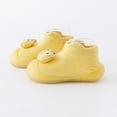 thumbnail image 7 of Gubotare Slippers for Boys Baby Sock Shoes Toddler Cartoon Soft Rubber Sole Non Slip Floor Slipper for Boys Girls First Walking,Yellow 15-18 Months, 7 of 7