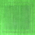 thumbnail image 1 of Ahgly Company Indoor Square Oriental Green Industrial Area Rugs, 6' Square, 1 of 4