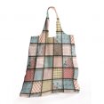 thumbnail image 2 of Shabby Flora Reusable Market Bag, Vintage Style Patchwork Design Colorful and Details Vibes, Printed Foldable Bag for Shopping and Grocery Large Capacity, Multicolor, by Ambesonne, 2 of 4