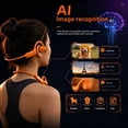 thumbnail image 6 of Open-Ear Bluetooth Headphones with 8MP Camera 1080P Recording Translation Sports Wireless Earbuds for Fitness Travel(Orange), 6 of 6