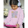 thumbnail image 2 of Contour Draw Birds Doodle Hoodie Juniors -Image by Shutterstock,  Medium, 2 of 4