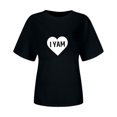 thumbnail image 1 of Camisetas sueltas con estampado interesante para hombres y mujeres Fridja  bn2627, 1 of 4