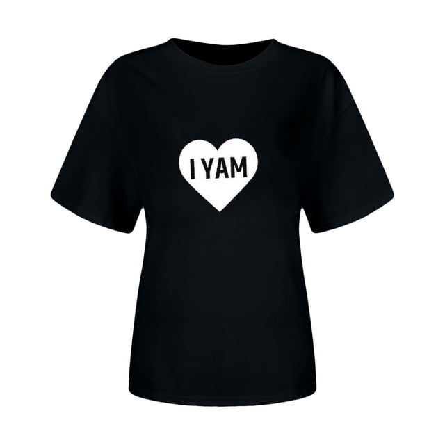 Camisetas sueltas con estampado interesante para hombres y mujeres Fridja bn2627