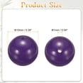 thumbnail image 2 of Uxcell 50 piezas de cuentas de piedra natural de 10 mm, cuentas de cristal púrpura redondas sueltas genuinas y suaves para hacer joyas, pulseras, collares, aretes, bricolaje, 2 of 7