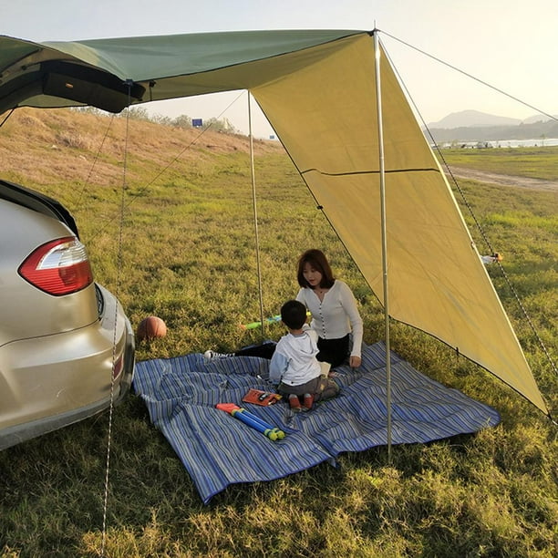 Tente solaire imperméable à l'eau pour voiture de SUV, auvent de