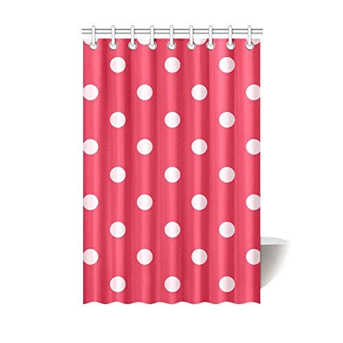 ABPHQTO Cortina de ducha de lunares Cortina de ducha impermeable 120x180 cm