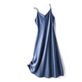 thumbnail image 1 of Laklulu Vestido largo de cóctel con escote en V y tirantes para mujer, vestido de fiesta para invitados a la boda, vestido formal de noche para cóctel, azul, XXL, 1 of 6
