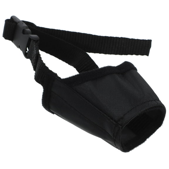 MUSEYA Small Dog Muzzles To Prevent Biting Ergonomic Design Black 1 Pcs