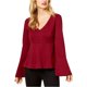 thumbnail image 1 of Rachel Zoe Blusa sin mangas para mujer, roja, mediana, 1 of 2