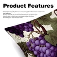 thumbnail image 2 of Grape Luxurious Velvet Pillow Covers with Unique Patterns - Set of 2, 16x16, 18x18, 20x20 Inches for Throw Pillow Inserts - Ideal for Home Decor and Gifts, 2 of 6