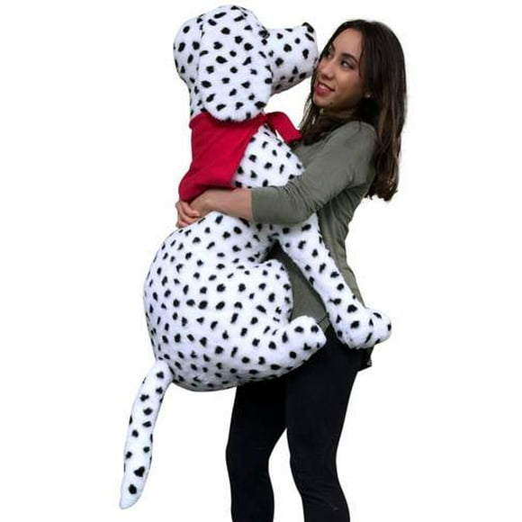 American Made Giant Stuffed Dalmatian 36 Inch Soft Big Plush Fire Dog