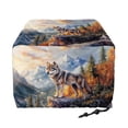 thumbnail image 2 of HELLHERO Wolf Mountain Print Toaster Cover Universal 2 Slice with Drawstring, Dustproof Waterproof Easy to Clean Toaster Cover (11.4"x7.8"x7.4"), 2 of 8