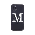 thumbnail image 1 of Funda de teléfono Personaliza Tu Nombre con iniciales personalizadas para iPhone 14 14ProMax 14Plus 13Promax 13 12 11 funda trasera de silicona líquida Deng Xun unisex, 1 of 2