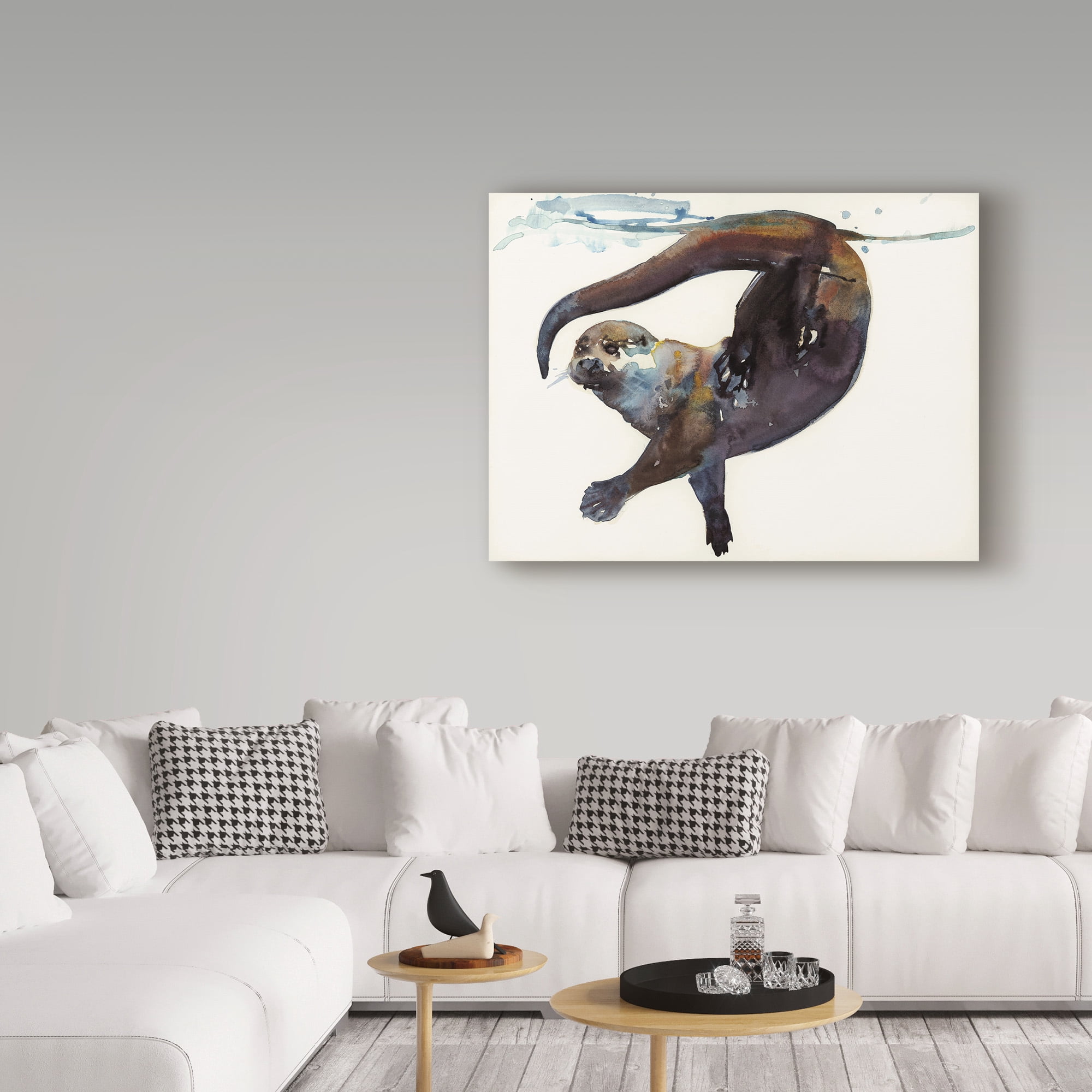 Trademark Fine Art 'Otter Study II Talisker' Canvas Art by Mark Adlington