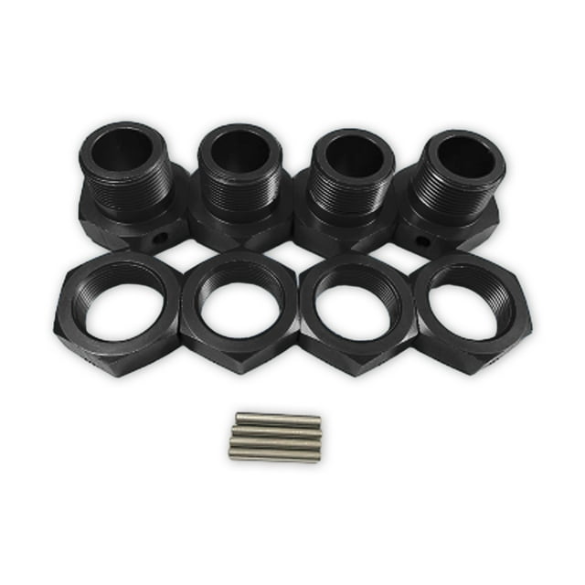 Acoplador Hexagonal Vogacara de 24MM para coche Rc ARRMA 1/5 modelo negro