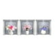 thumbnail image 1 of 3 piezas de pegatinas de pared para pared, mural de bricolaje, decorativas, despegar y pegar, diseño de flores, calcomanía de pared para casas de, 1 of 8