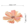 thumbnail image 2 of Uxcell Fake Flower Heads Faux Flower Bulk Mini Artificial Silk Flowers Embellishments Orange 30 Pcs, 2 of 7