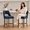 2pcs Navy, variant on Nexthro Bar Stools Set of 2, 26" Upholstered Counter Height Bar Stools, Modern Counter Stools with Wood Legs for Kitchen Island Dining Room Bar,Green