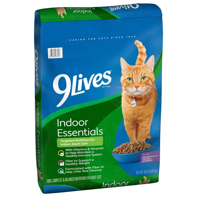 エルモ　ELMO ADULT DRY FOOD FOR CATS 9Lives Indoor Essentials Dry Cat Food for Adult Cats with Chicken