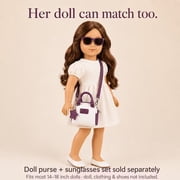 Play Purse for Girls and Toddlers - Realistic Purse and Complete Set of Pretend Play Accessories Including Toy Phone, Wallet, Credit Cards, Keys, Makeup for Role Playing Ages 3 4 5 6 7 8 Years and up