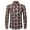 Wine, variant on DDAPJ pyju Men's Western Cowboy Work Shirt Clearance Sales,Casual Plaid Flannel Button Down Shirt Long Sleeve Checkered Dress Shirt with Two Pockets