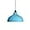 Blue, variant on Retro Colorful Metal Pendant Light Fixture for Dining Room, Vintage Rustic Pendant Lighting for Kitchen Island, Industrial Style Pendant Lamp, Simple Farmhouse Pendant Light for Bedroom
