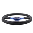 thumbnail image 4 of RASTP Blue 13" 340mm Universal Drifting Racing Steering Wheel Aluminum Red 6 Bolt STW017, 4 of 6
