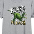 thumbnail image 3 of Toy Story - Rex Fear Me Please - Juniors Ideal Flowy Muscle T-Shirt, 3 of 5
