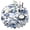 flowers-228, variant on Round Tablecloth Spring Summer 60x60 Inch flower Table Cover Round for Party Dinner Picnic