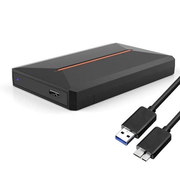 Mobile Hard Disk Box USB3.0 SATA2.5 Inch Notebook Tape External External Hard Disk for / Os/Linux Black