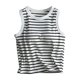 thumbnail image 1 of Camisetas sin mangas lisas para mujer con sujetador acolchado incorporado - Camisola básica transpirable - 75 % mezcla de algodón, tallas S-XL para todas las estaciones, 1 of 8