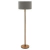 Drew Barrymore Flower Home 575” Wood Floor Lamp Velvet Shade