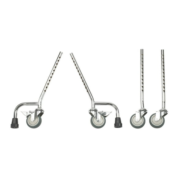 Patas con ruedas Drive Medical FC 2029N para silla escolar de primera clase, color negro