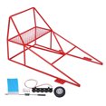 thumbnail image 4 of Estrela RC Cubo Trasero RC Decoración de Cubo Trasero a Escala Completa con Bandera Corta y Luz de Techo para Camión WPL D12 1/10 RC Azul, 4 of 8
