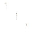 thumbnail image 3 of Inteprter Pluma de pintura de diamantes de imitación apariencia elegante herramientas de perforación suministro de artesanías decoración de DZ07-blanco 3piezas, 3 of 6