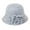 Gray, variant on BKQCNKM Fedora Hats for Women Winter Hat Fedora Hats 1920s Style Round Top Casual Basin Cap Small Bowler Hat A M