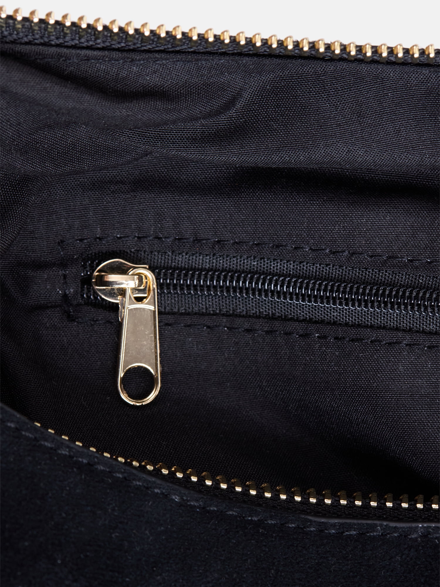 Scenario Women's Top Zipper Shoulder Bag, Black