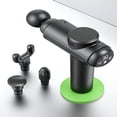 thumbnail image 5 of XIRQI Massage Gun, Deep Tissue Back Massage for Athletes for Pain Relief, Percussion Massager with 4 Massage Heads Silent Brush Motor, Black, 5 of 7