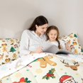 thumbnail image 5 of Castle Fairy Gingerbread Deer Christmas Comforter Set, Queen, 3-Piece, 5 of 8