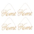 thumbnail image 4 of Minkissy 4 Pcs Wooden Home Letters Hollow Letters for Decorative Family Lobby Decor, 4 of 8