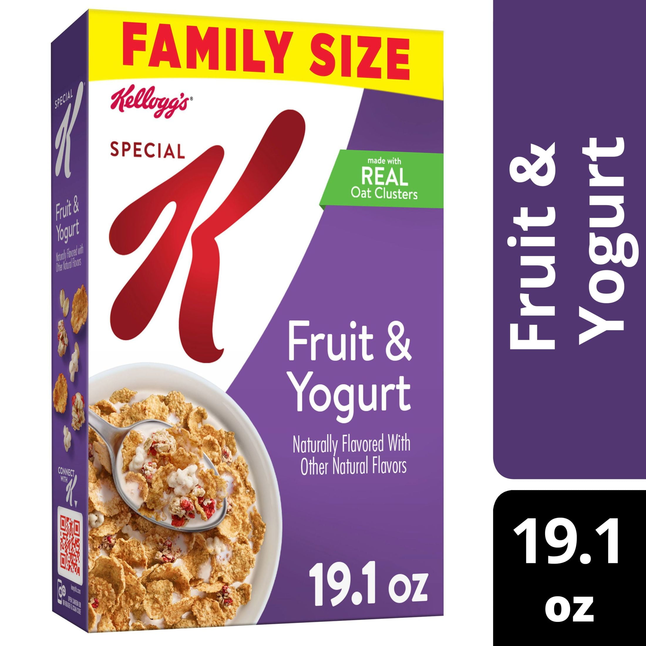 Kellogg's Special K Fruit and Yogurt Cold Breakfast Cereal, 19.1 oz