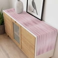 thumbnail image 4 of Pink Table Runner - 36 Inch Long, Kitchen Dining Table Runner Dresser Scarves, Modern Abstract Art Ombre Striped Farmhouse Decor for Coffee Tables Wedding Party Banquet, 4 of 8