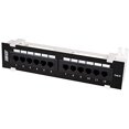 thumbnail image 1 of Dshot® 12 Port UTP 10 inch Cat6 network Wall Mount Surface Patch Panel, 1 of 2