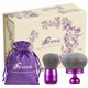 thumbnail image 1 of Juego de cepillos Kabuki 9PINE, 2 piezas, multifuncionales, color morado, 1 of 9
