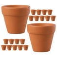 thumbnail image 2 of 20 macetas de terracota para plantas, mini macetas, macetas de terracota para jardín, macetas de terracota pequeñas, macetas de terracota pequeñas a granel, 2 of 6