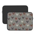 thumbnail image 2 of Pofeuu Rooster Print Laptop Carrying Case,13-15-Inch Laptop and Tablet, Sleek Design, Durable and Water-Repellent Fabric, Business Casual or School-15 inch, 2 of 8