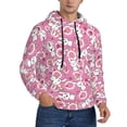 thumbnail image 2 of Salouo Cute Rabbit Pattern Men's Fall Hoodie Sweatshirt,Sport Hoodie with Pockets for Men Pullover Casual Hooded Sweatshirt-Medium, 2 of 7