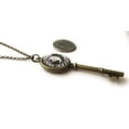thumbnail image 4 of Ancient Alchemy Lunar Calendar Brass Skeleton Key Necklace for Women, Gift for Women, 4 of 7