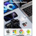 thumbnail image 4 of Lector de tarjetas SD USB-C de doble ranura para SD y MicroSD YOFEEPOP, 4 of 7