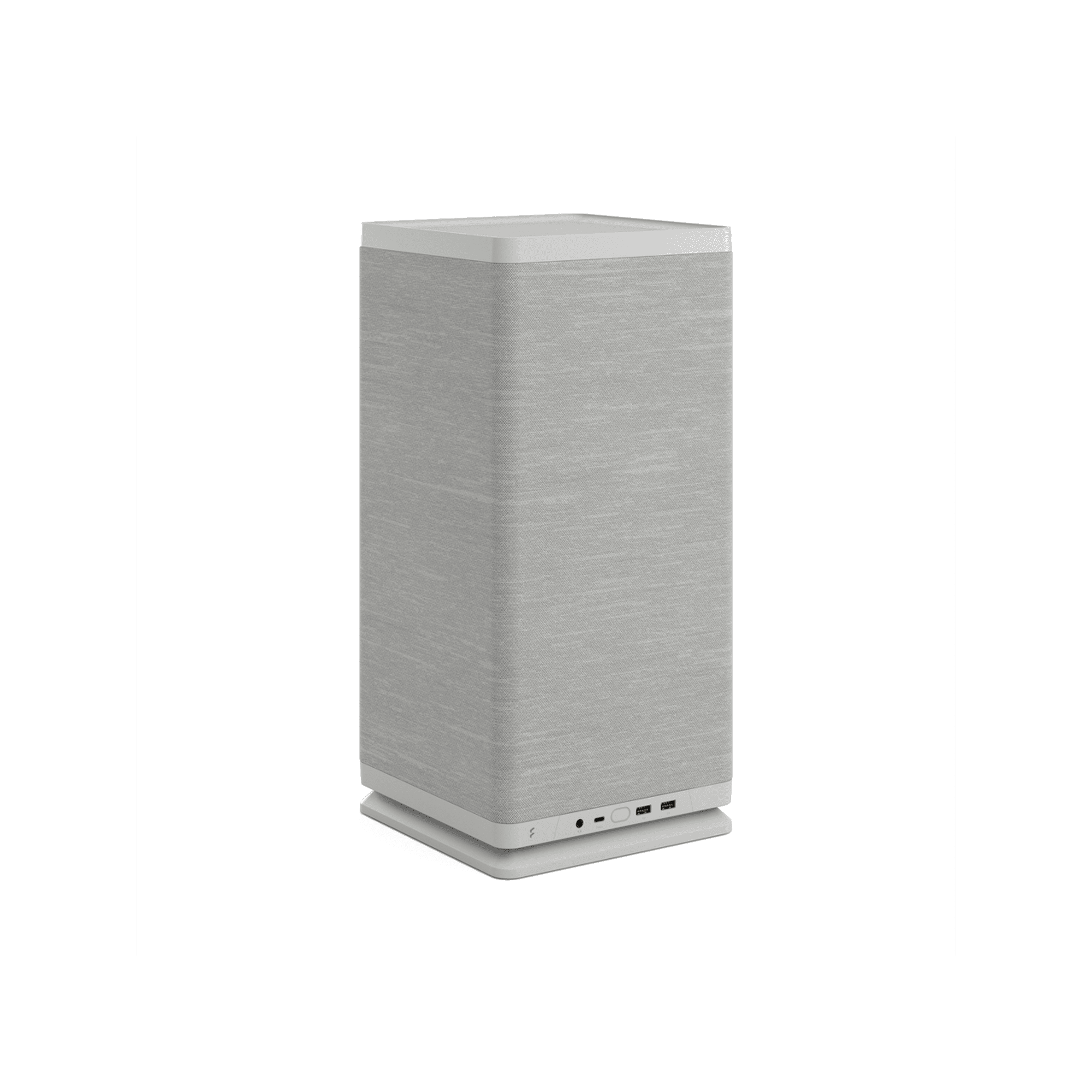 Fractal Design Mood Light Gray Mini-ITX Small Form Factor PC Case with PCIe 4.0 Riser